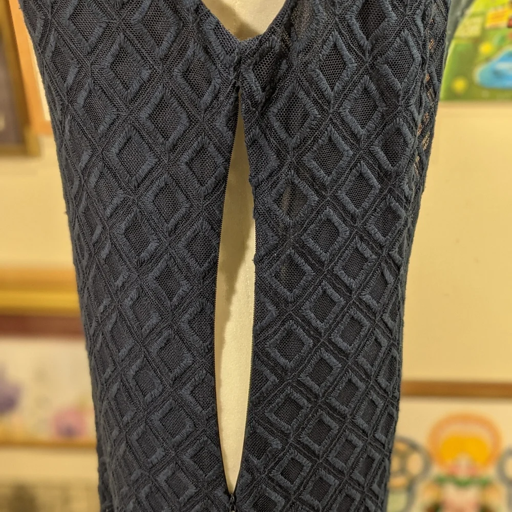 Sundance Alfresco Embroidered Blue Dress M - Picture 5 of 8
